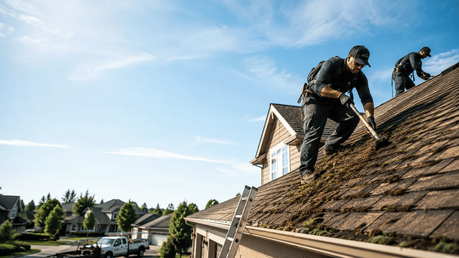 Roof Moss Removal in Broomall, PA near me